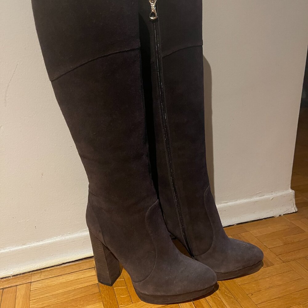 Boots-Suede-Size 9 BCBGMaxAzria